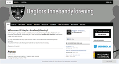 Desktop Screenshot of hagforsif.nu